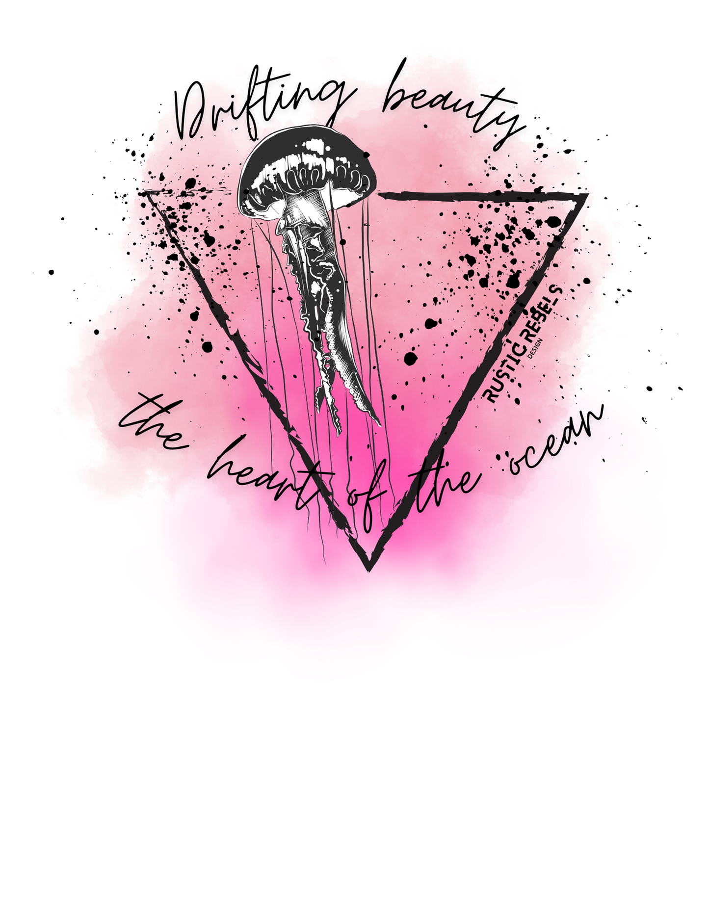 Kurzarm T-Shirt "Ocean Qualle"