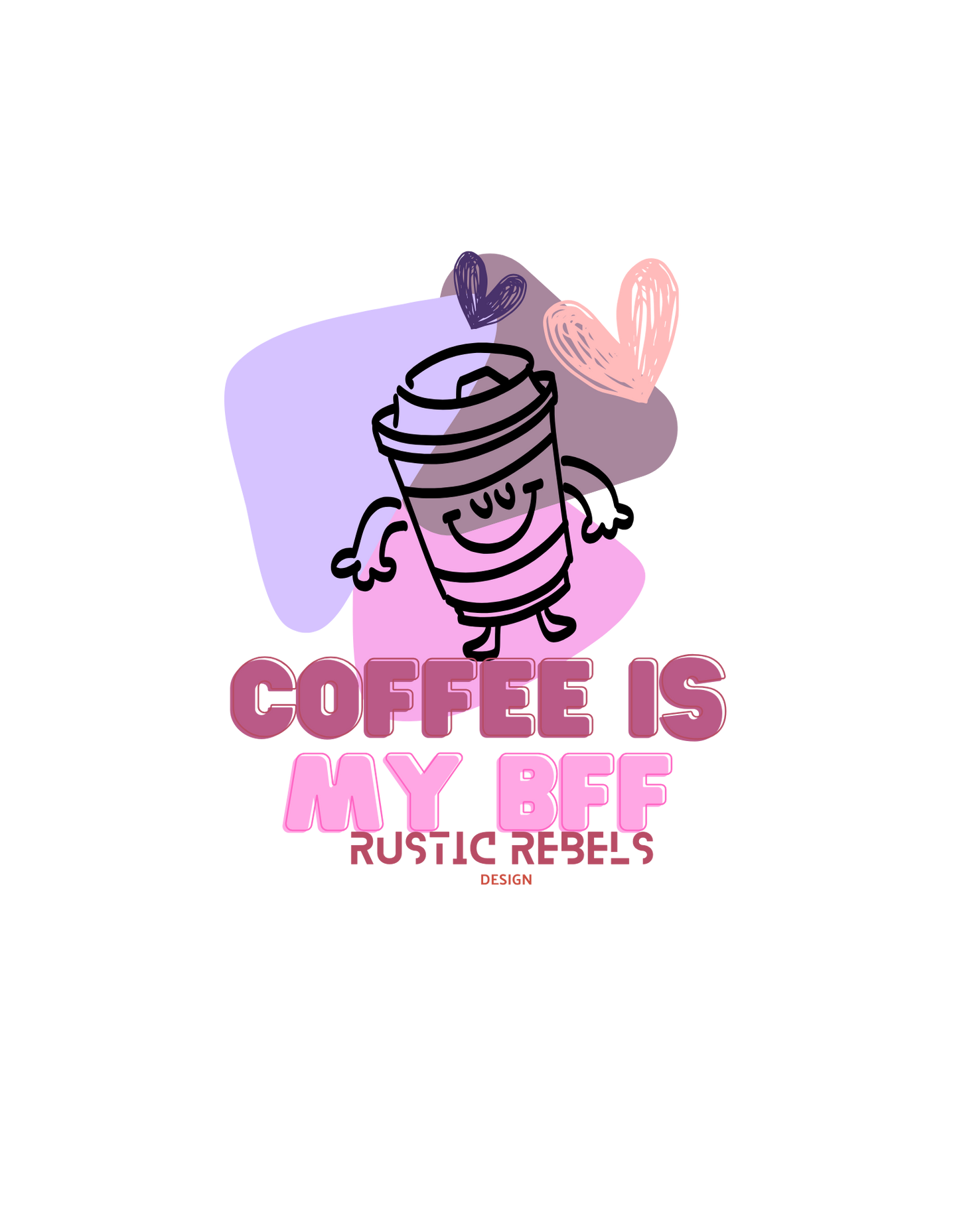 Kurzarm T-Shirt "BFF"