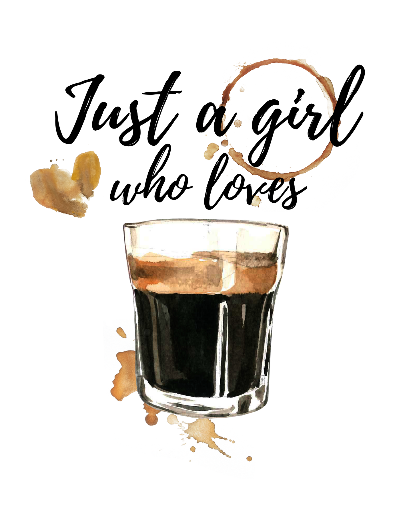 Kurzarm T-Shirt "Just a Girl1"