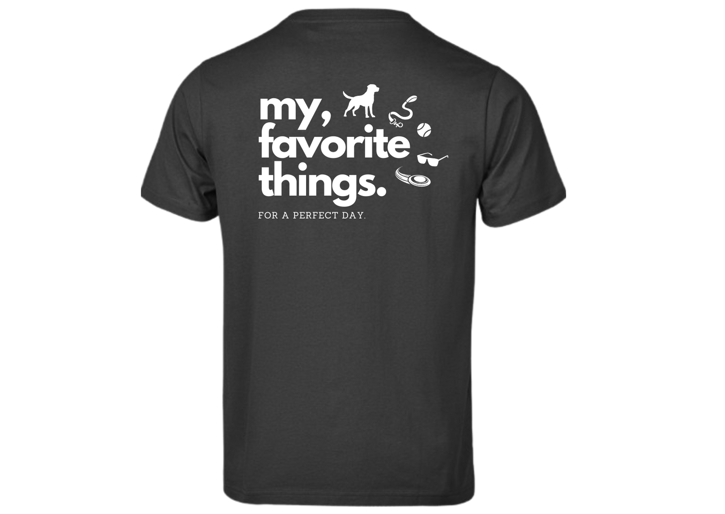 Kurzarm T-Shirt "Perfect Day Dog"