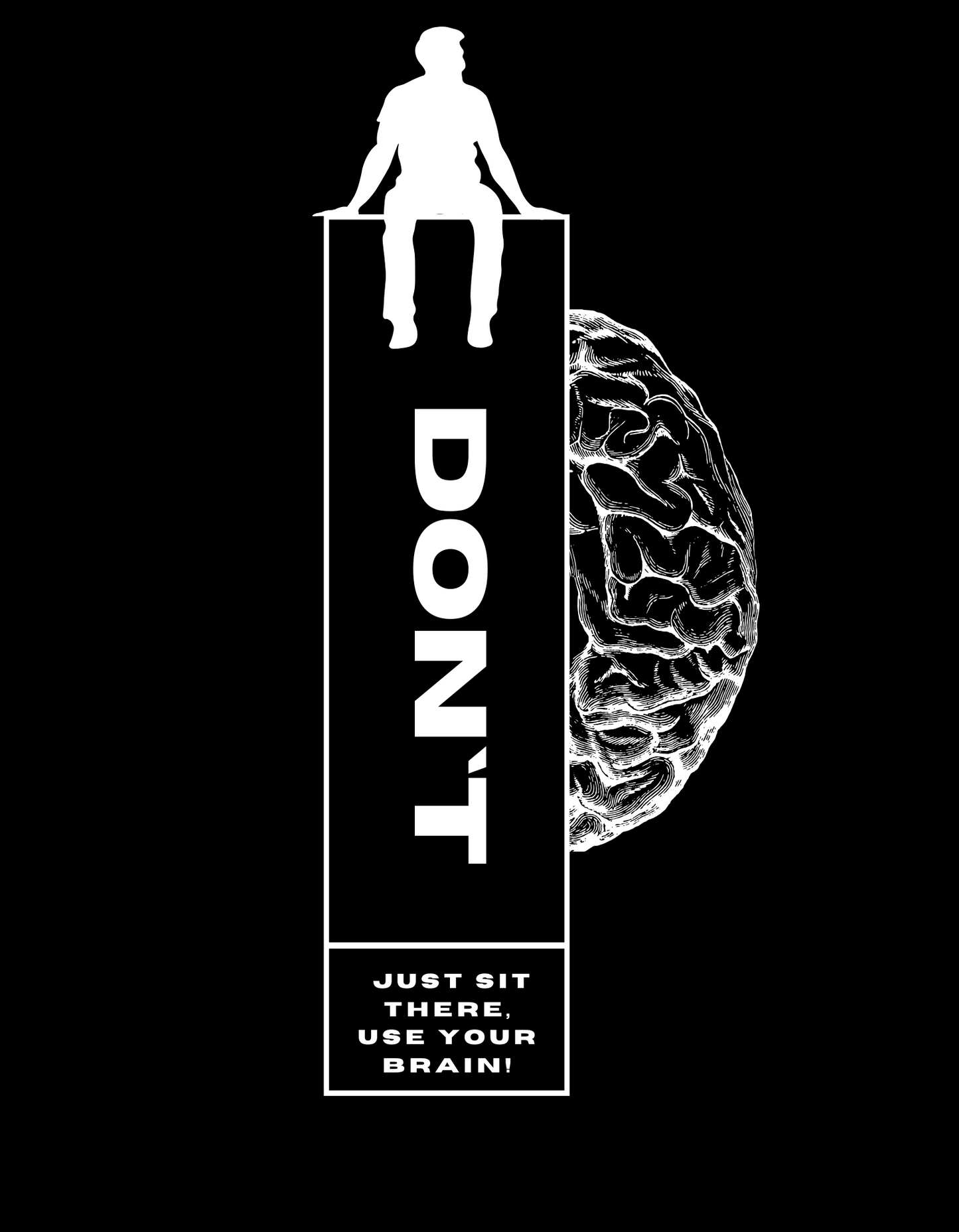 Kurzarm T-Shirt "Brain"