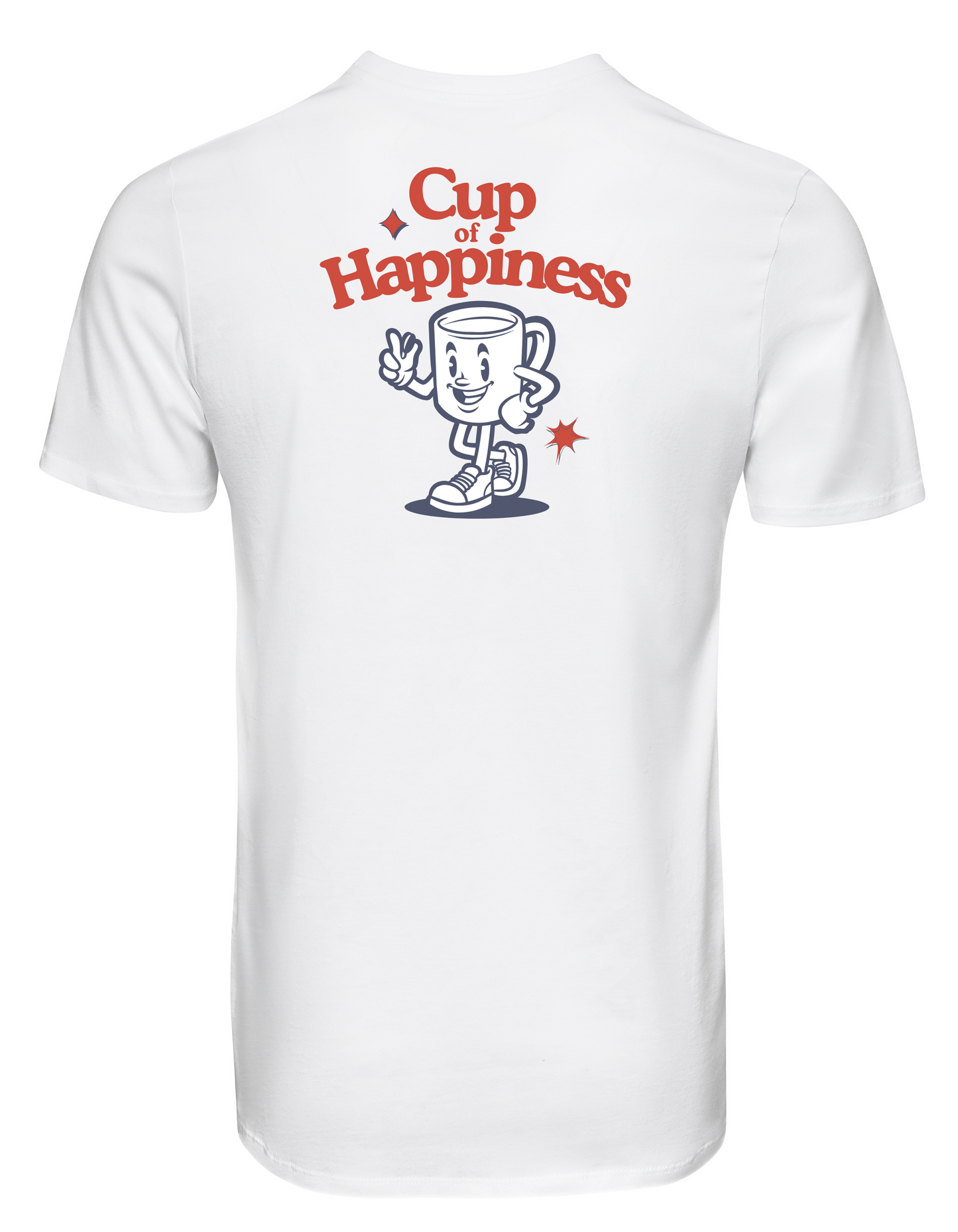 Kurzarm T-Shirt "Cup of Happiness"