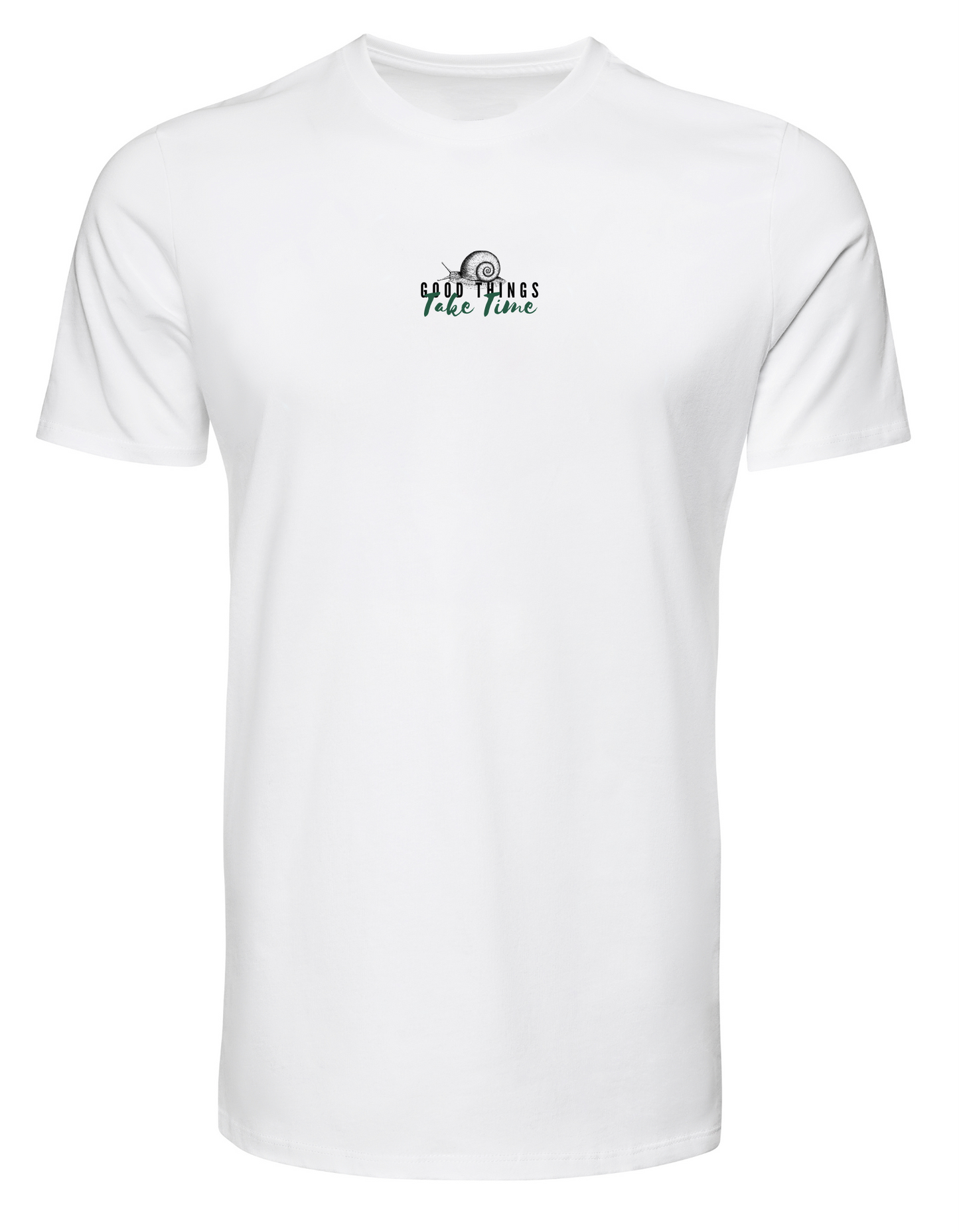 Kurzarm T-Shirt "Good Things need Time"