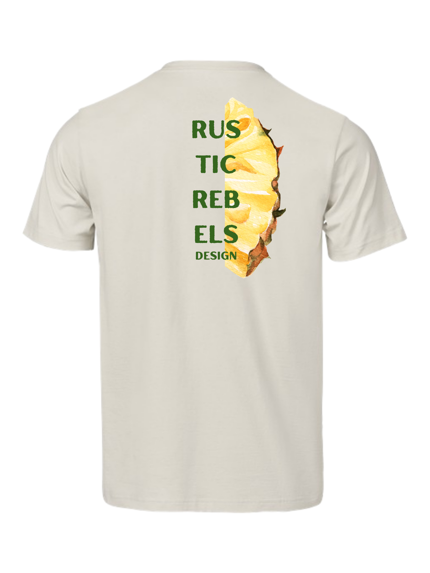 Kurzarm T-Shirt "Sommer Shirt Ananas Schnitz"