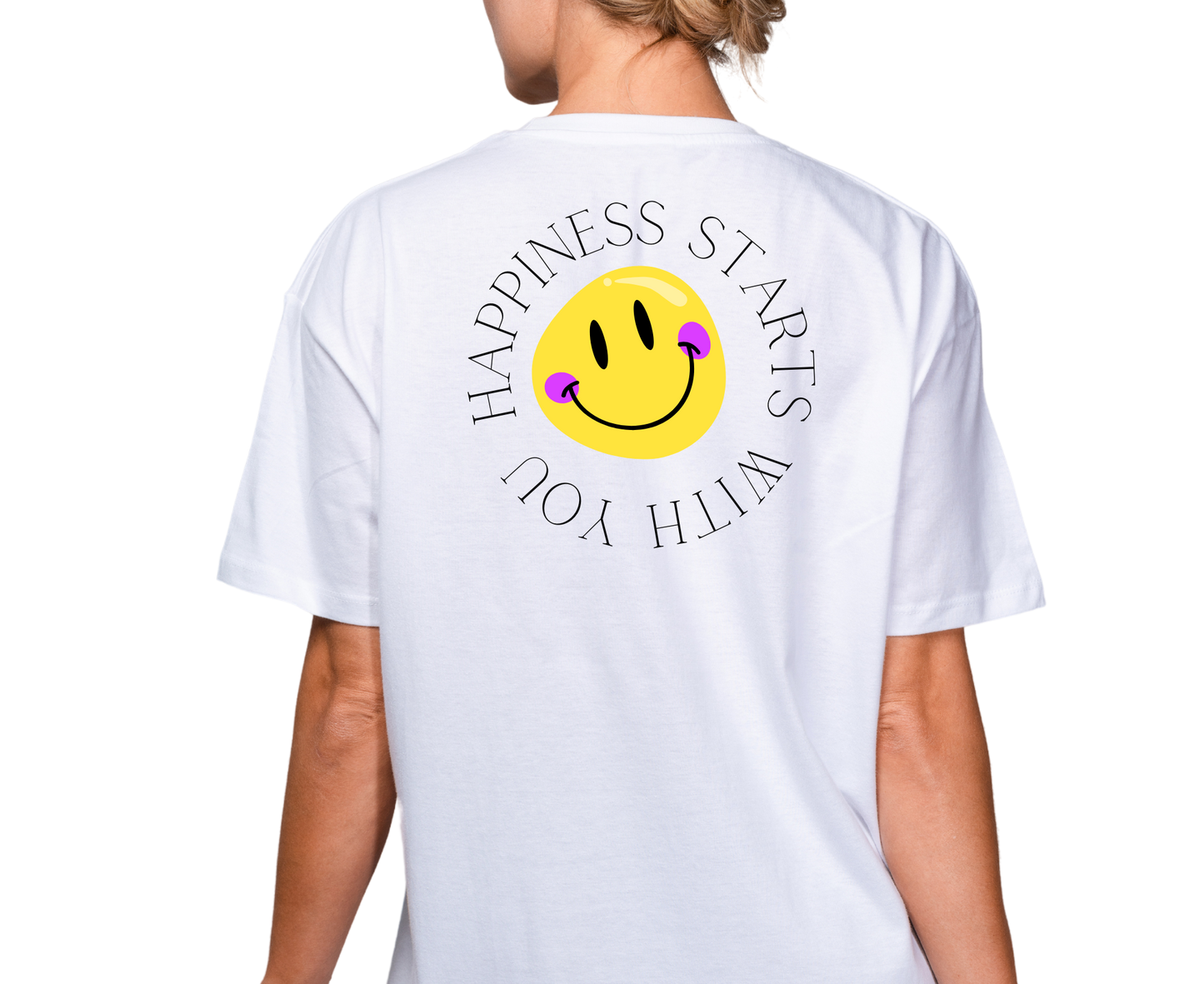 Kurzarm T-Shirt  "Happiness"