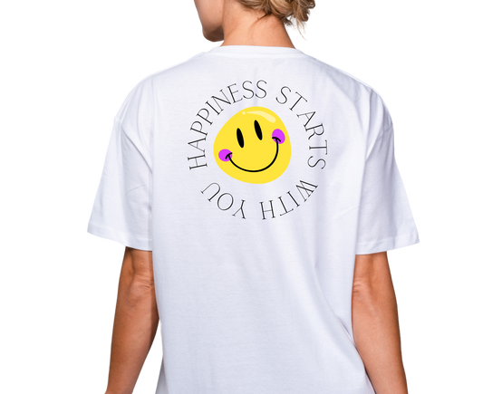Kurzarm T-Shirt  "Happiness"