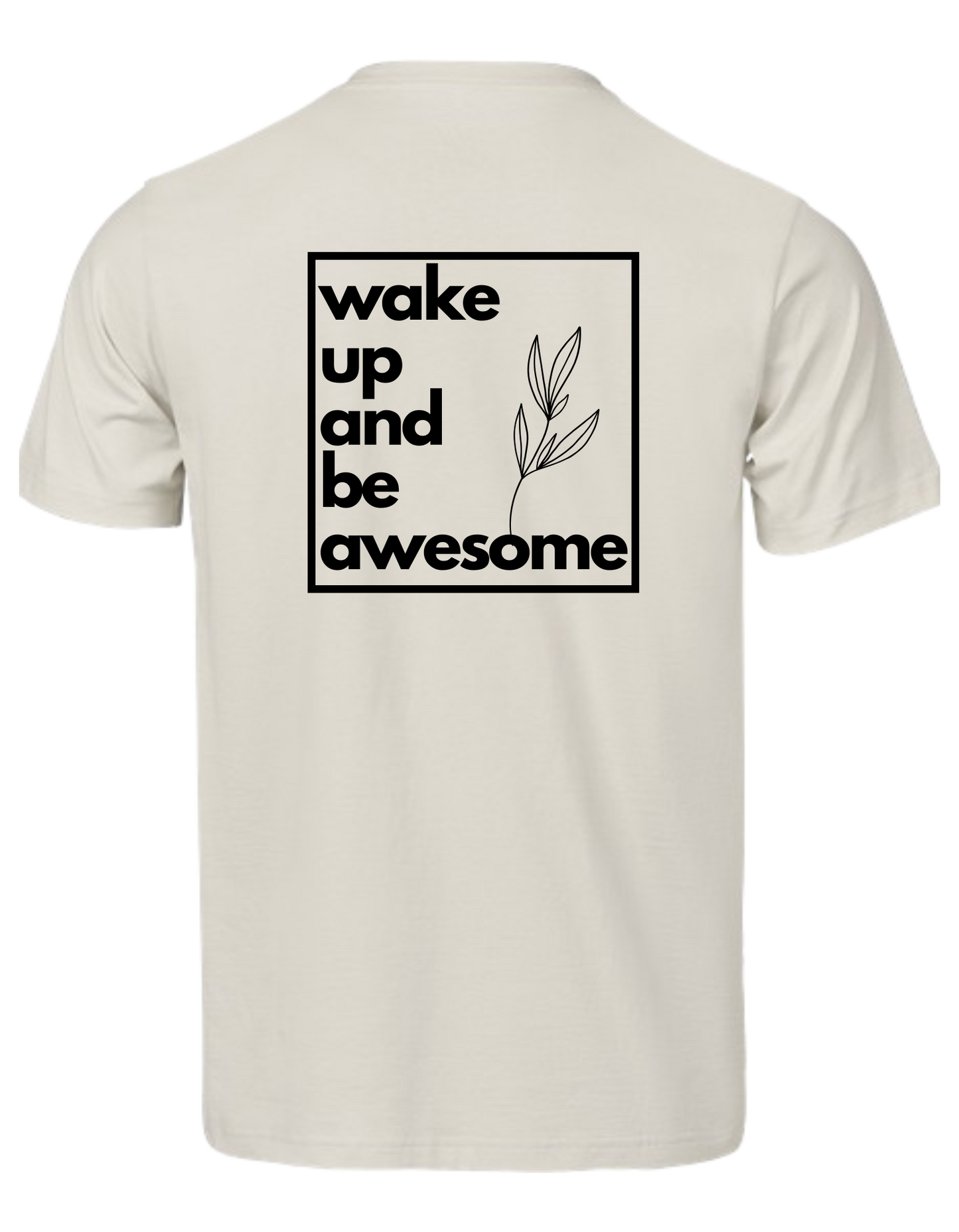 Kurzarm T-Shirt "Be Awesome"