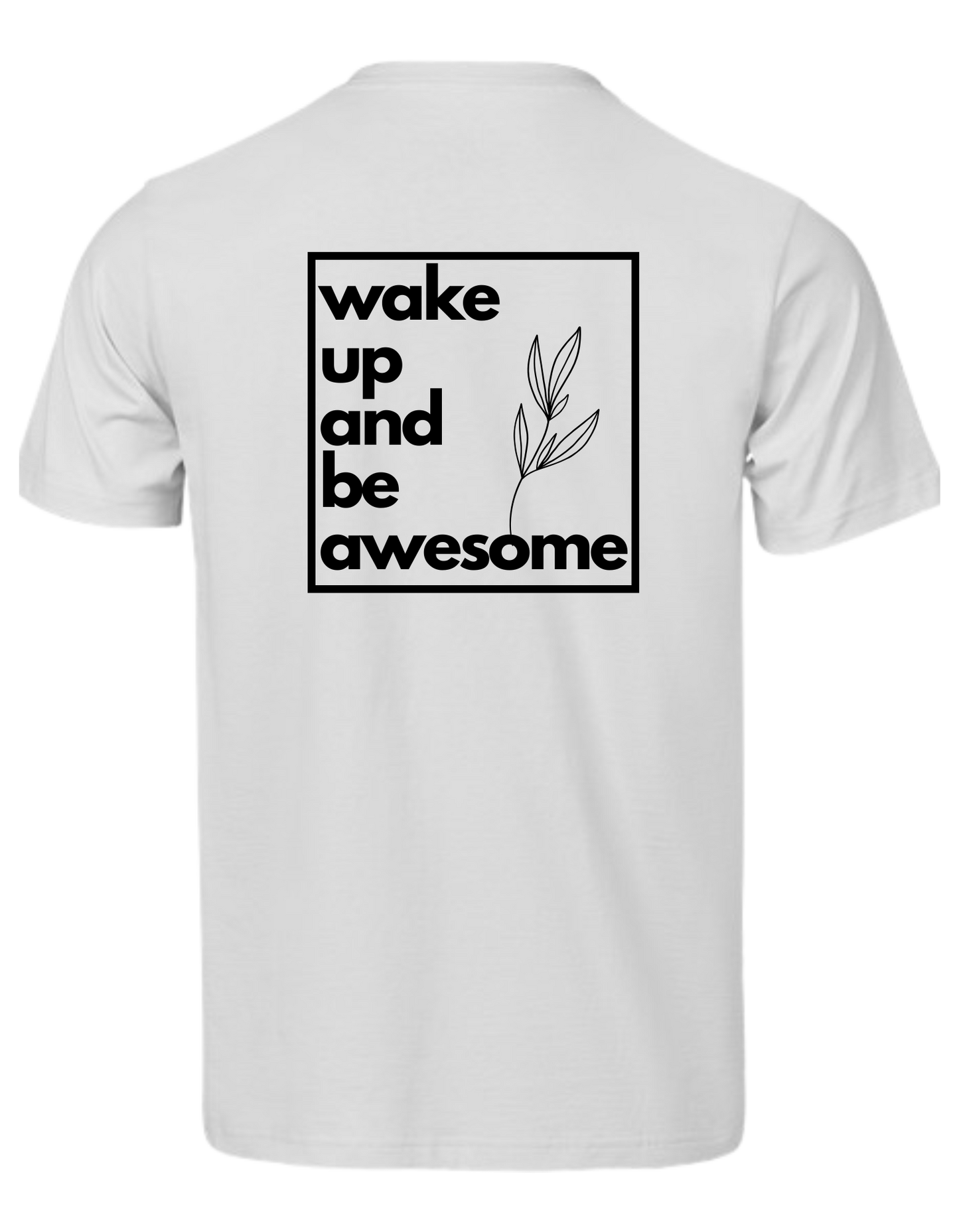 Kurzarm T-Shirt "Be Awesome"
