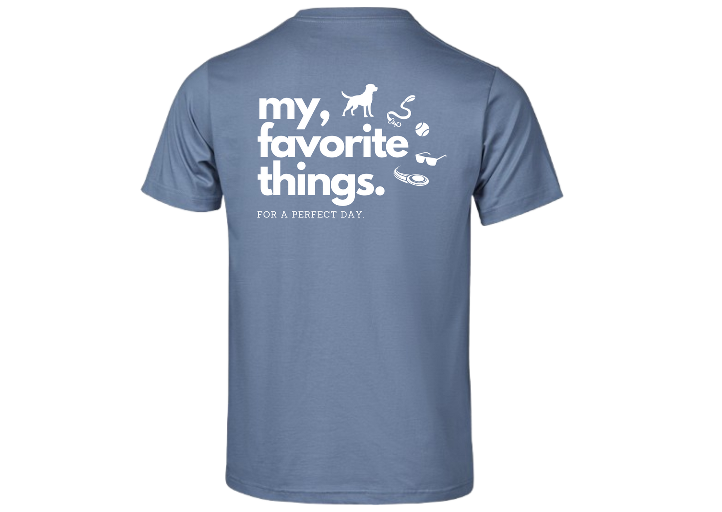 Kurzarm T-Shirt "Perfect Day Dog"