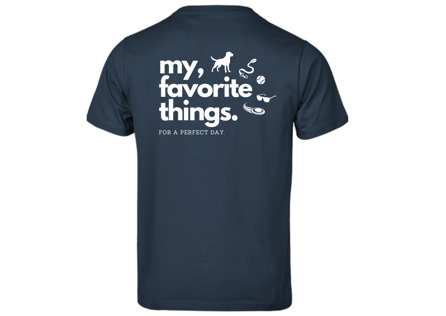 Kurzarm T-Shirt "Perfect Day Dog"