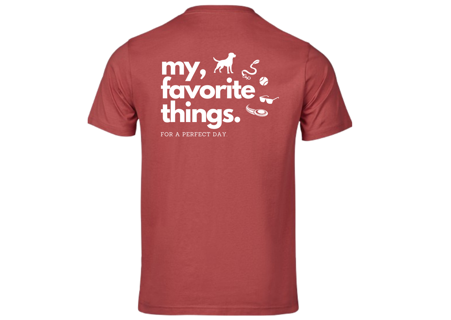 Kurzarm T-Shirt "Perfect Day Dog"