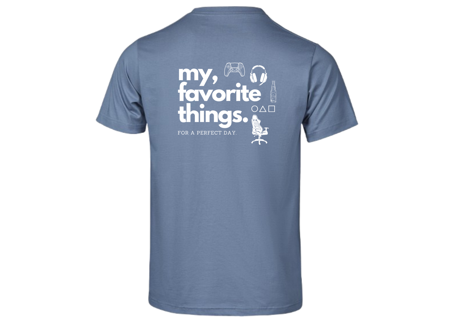 Kurzarm T-Shirt "Perfect Day Gaming"