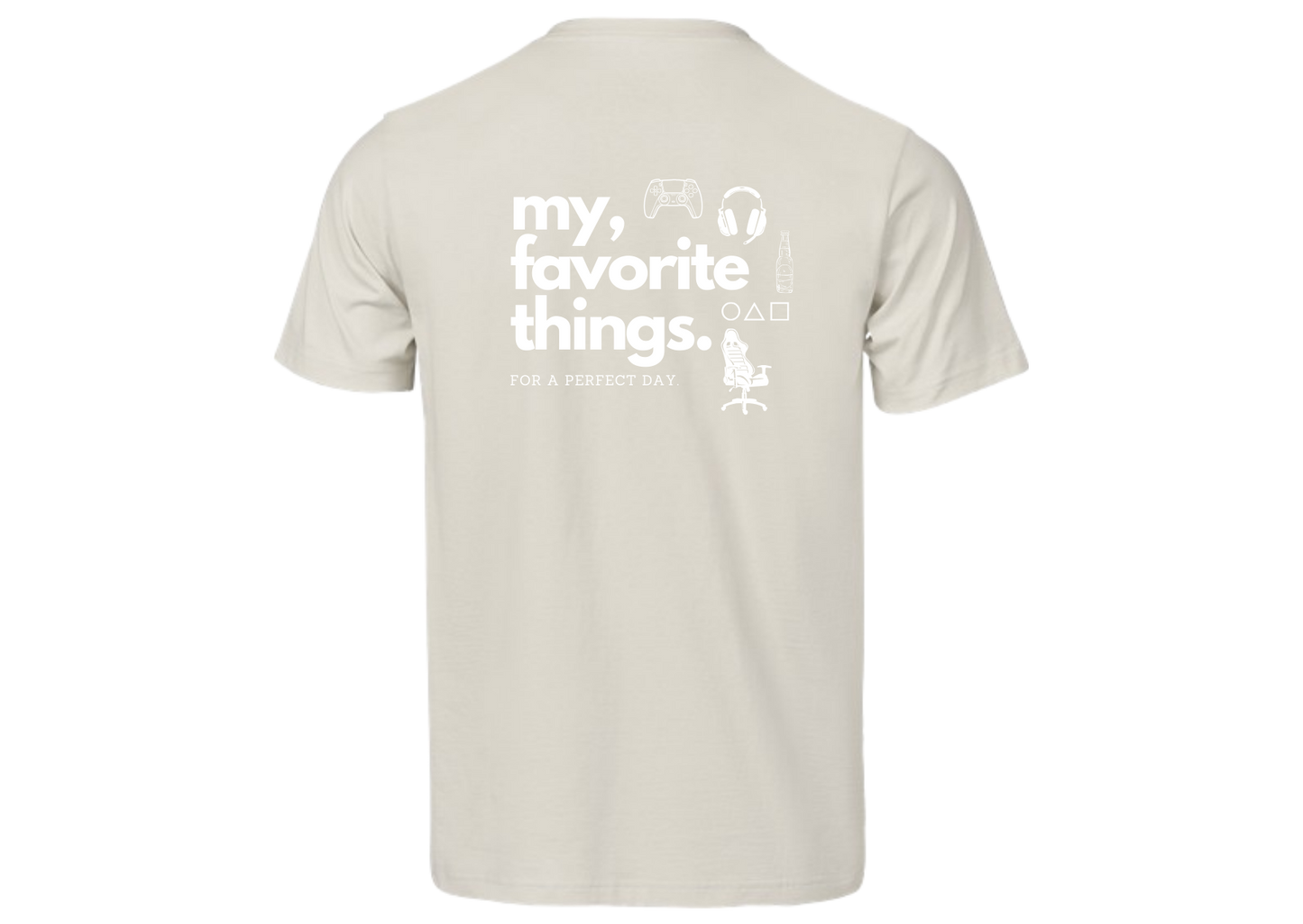 Kurzarm T-Shirt "Perfect Day Gaming"