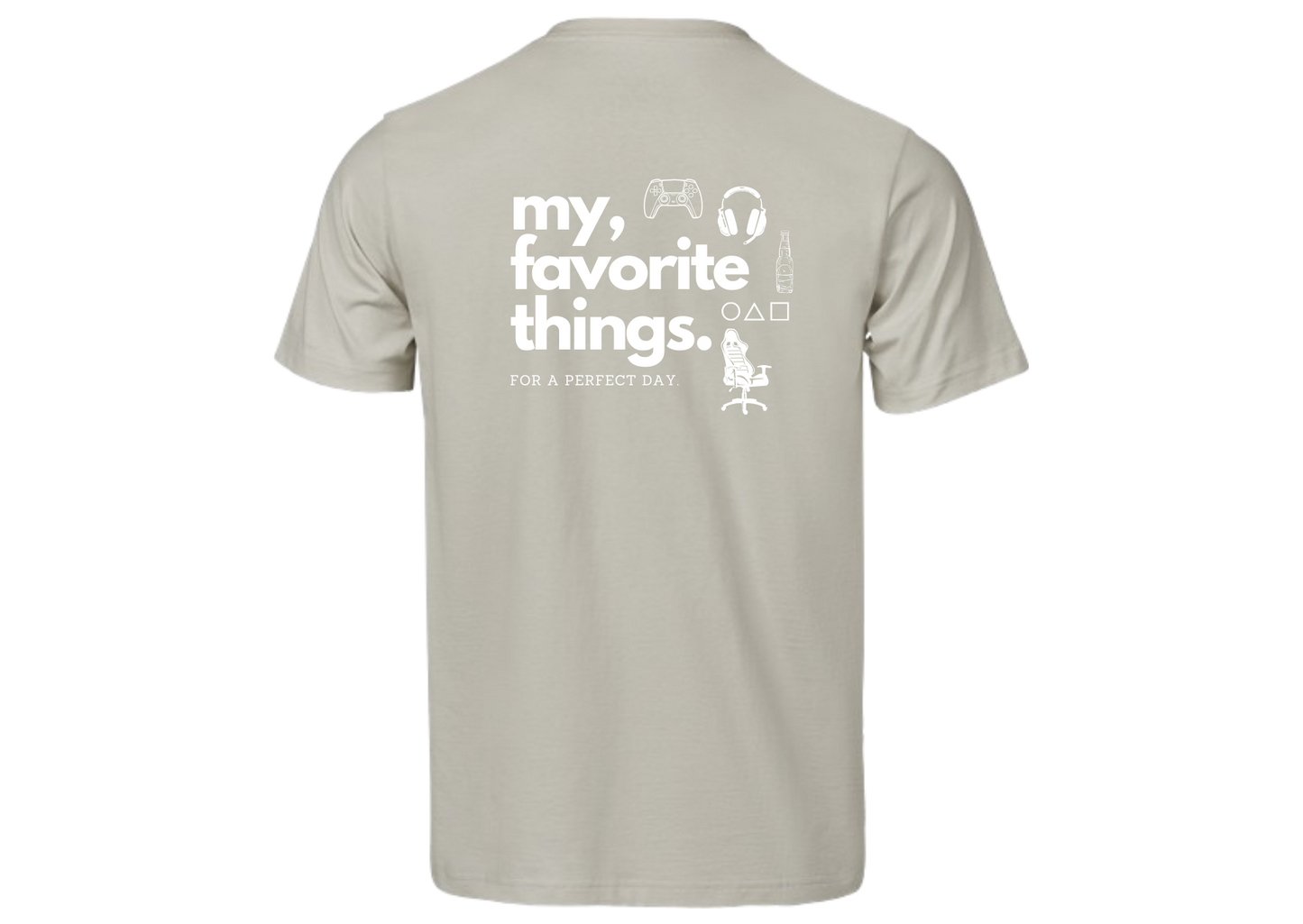 Kurzarm T-Shirt "Perfect Day Gaming"