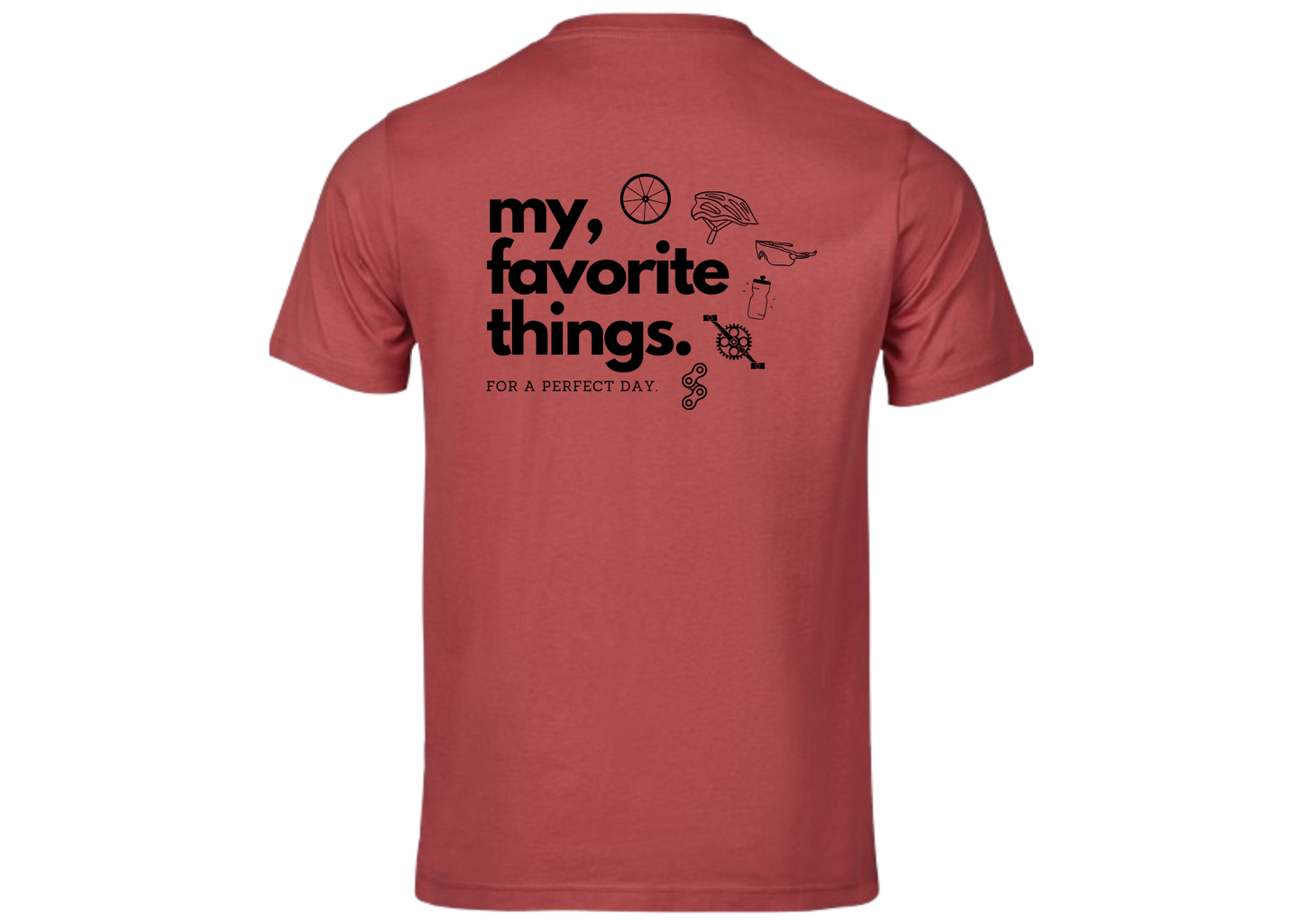 Kurzarm T-Shirt "Perfect Day Rennrad"