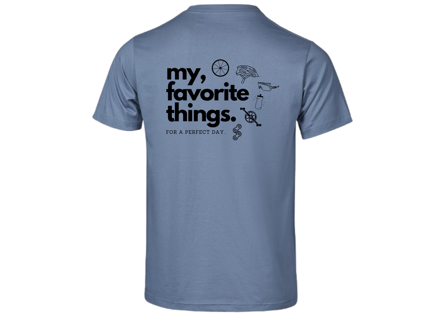 Kurzarm T-Shirt "Perfect Day Rennrad"