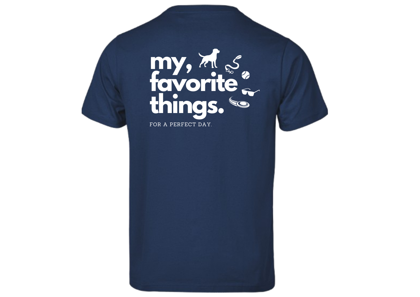 Kurzarm T-Shirt "Perfect Day Dog"