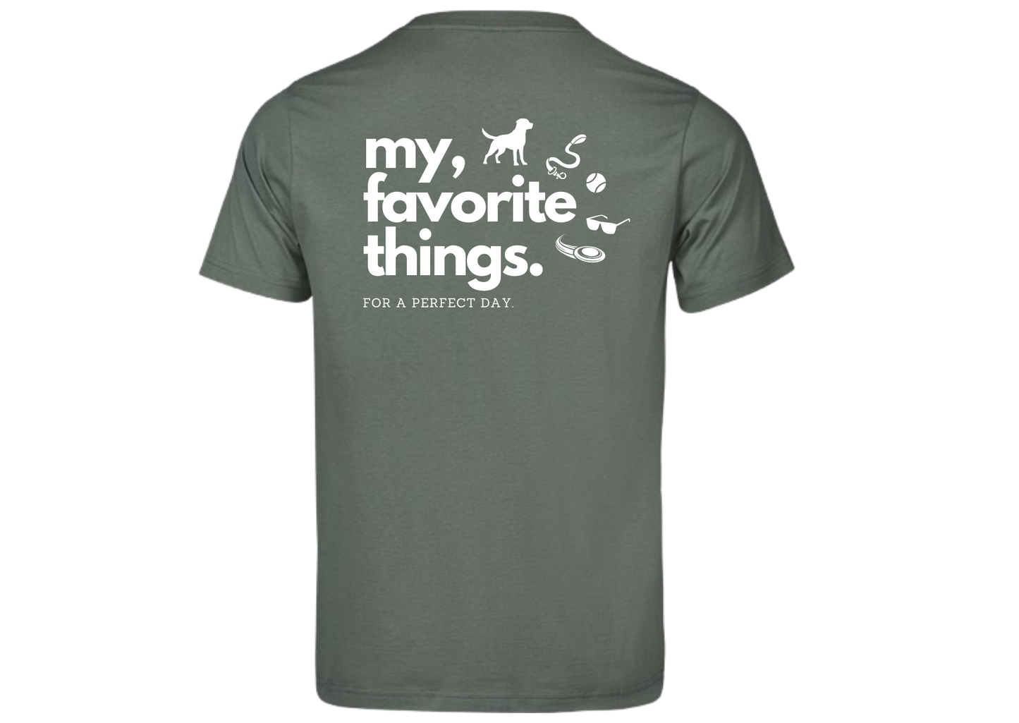 Kurzarm T-Shirt "Perfect Day Dog"