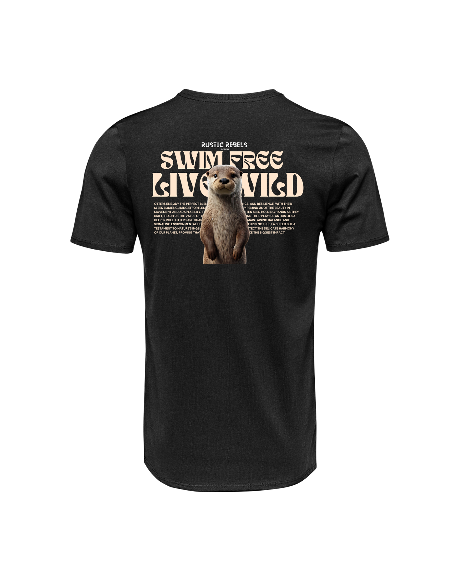 Kurzarm T-Shirt "Otter"