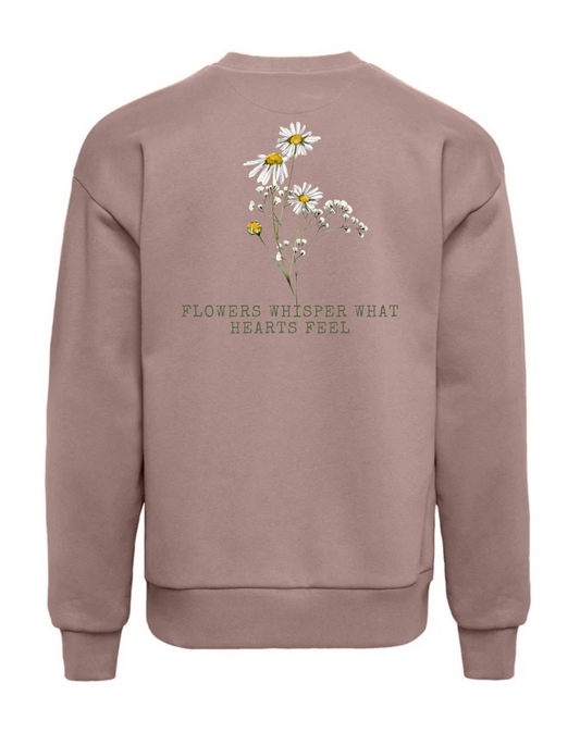 Oversize Pulli "Flowers Whisper"