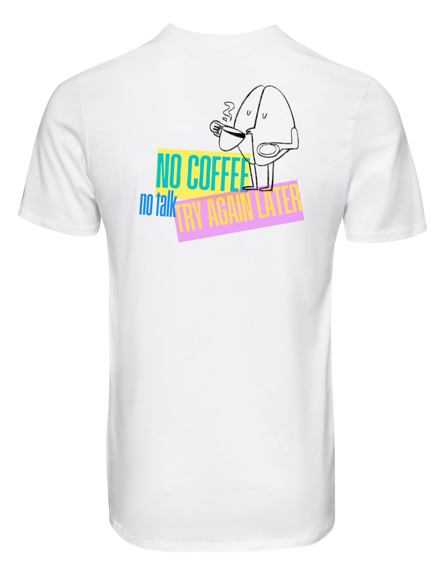 Kurzarm T-Shirt "No Coffee no Talk"