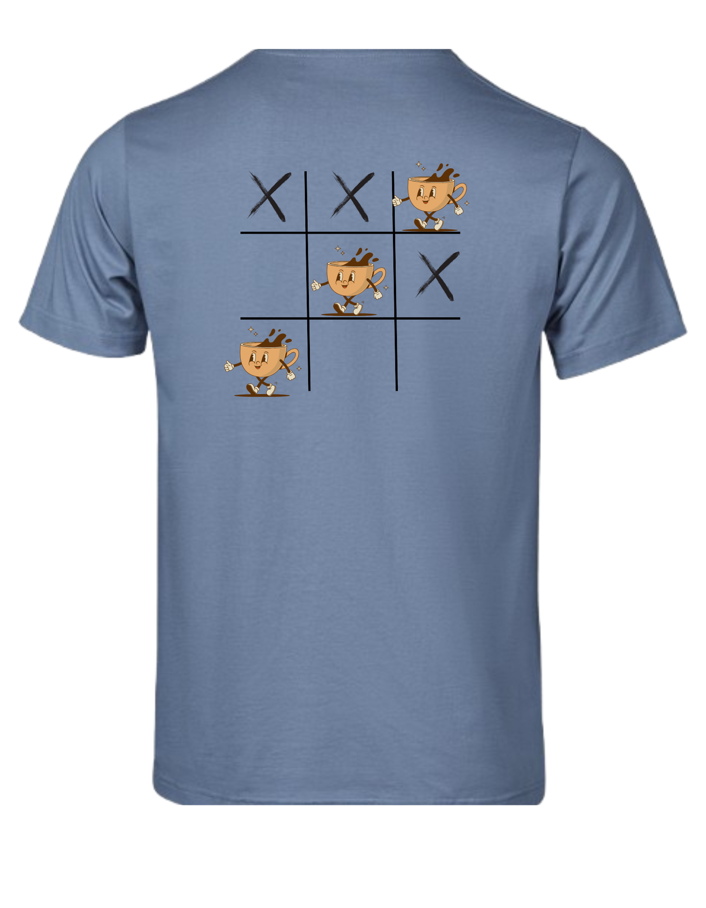 Kurzarm T-Shirt "Kaffee gewinnt"