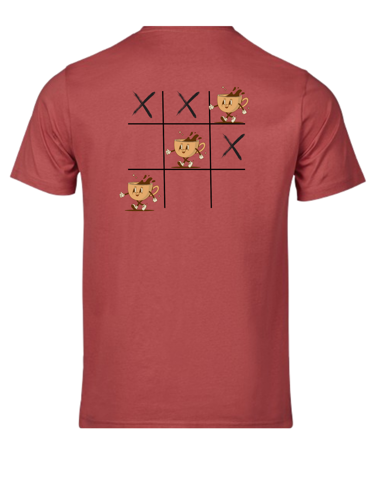 Kurzarm T-Shirt "Kaffee gewinnt"