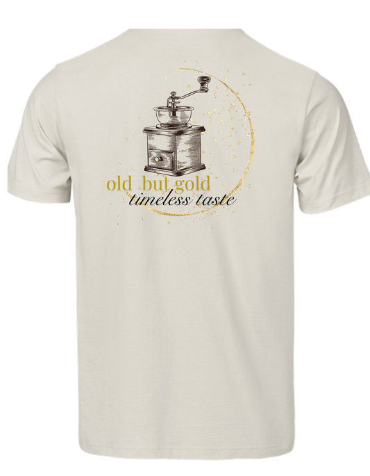 Kurzarm T-Shirt "Old but Gold"