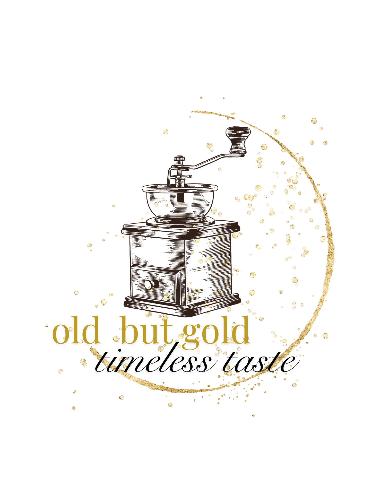 Kurzarm T-Shirt "Old but Gold"